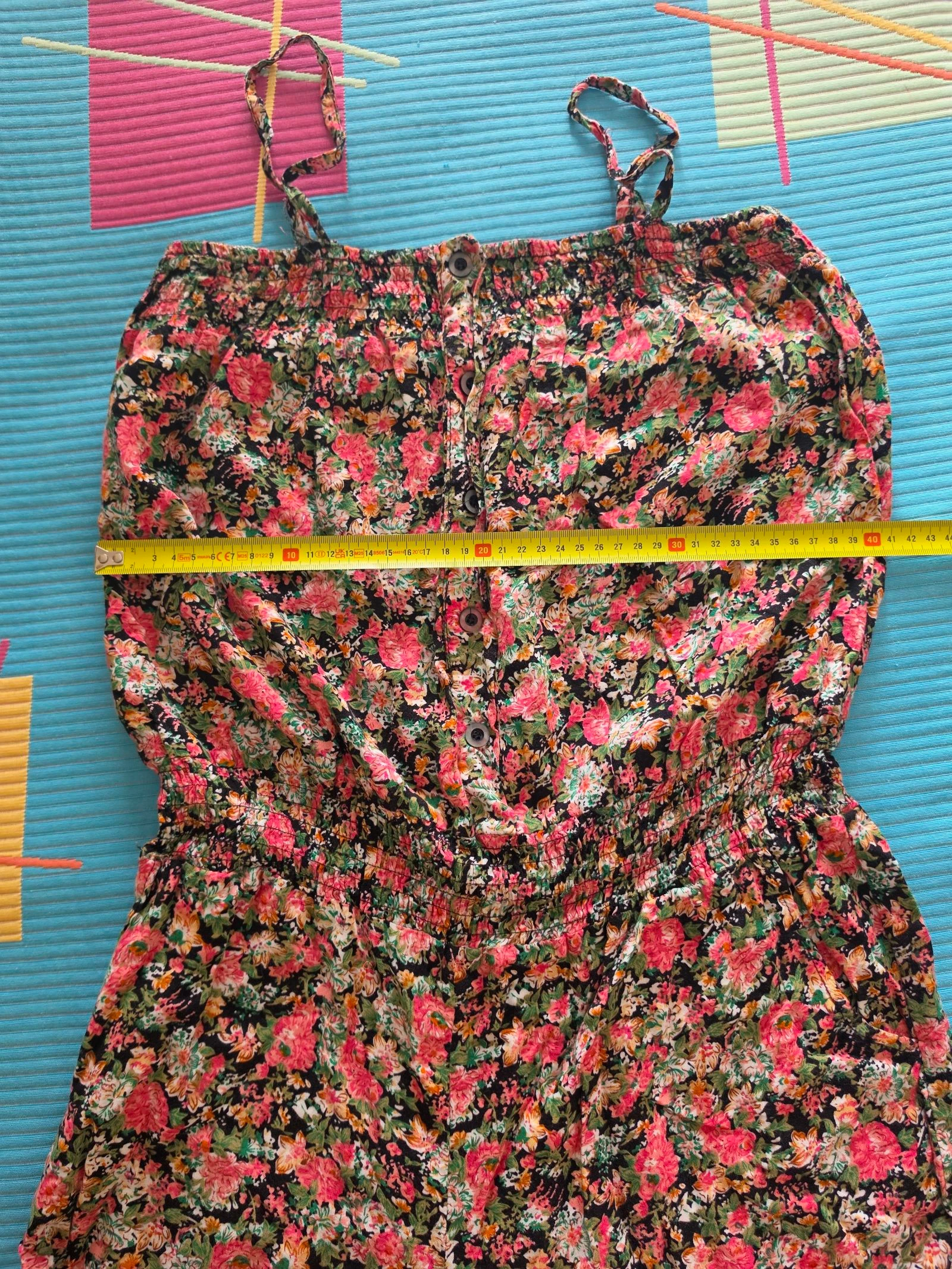 Pink Floral Print Short Jumpsuit – photo 7